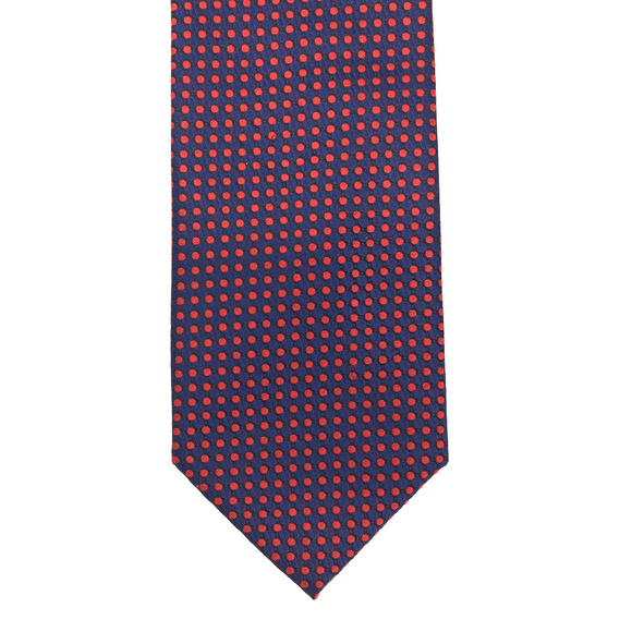 Renato Balestra Navy Blue Red 100% Silk Neck Tie - Picture 1 of 5